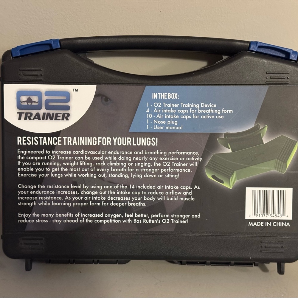 O2 Trainer Inspiratory Muscle Trainer Bas Rutten MMA - Picture 3 of 3